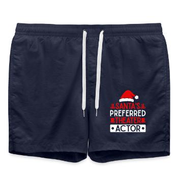 Theatre Santa's Preferred Actor Musical Theater - Swim Trunks - french navy - Front - AI Model Male 185 light (185cm)