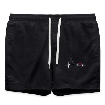 Panthère - Short de bain - noir - Devant - AI Model Male 185 light (185cm)