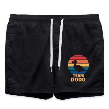 Dodo Dire Dodo Oiseau Drôle Dodo Cadeau - Short de bain - noir - Devant - AI Model Male 185 light (185cm)