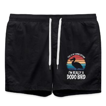 Dodo Dire Dodo Oiseau Drôle Dodo Cadeau - Short de bain - noir - Devant - AI Model Male 185 light (185cm)
