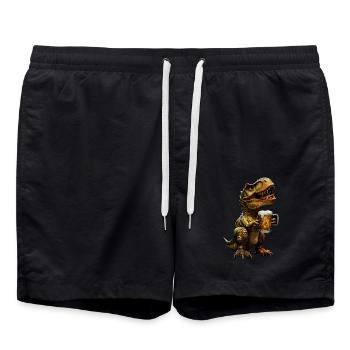T-Rex - Short de bain - noir - Devant - AI Model Male 185 light (185cm)