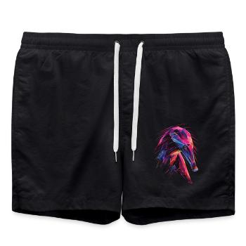 Anteater - Swim Trunks - black - Front - AI Model Male 185 light (185cm)