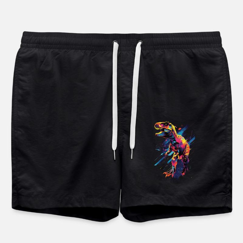 T-Rex - Swim Trunks - black
