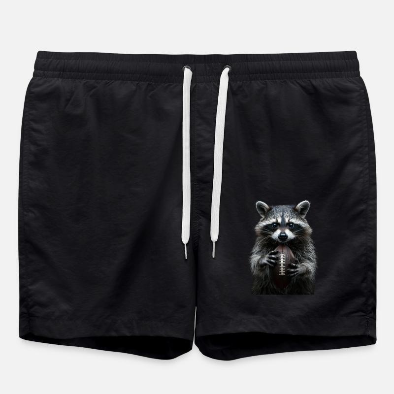 Raccoon - Swim Trunks - black