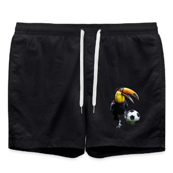 Tukan - Badeshorts - Schwarz - Vorne - AI Model Male 185 light (185cm)