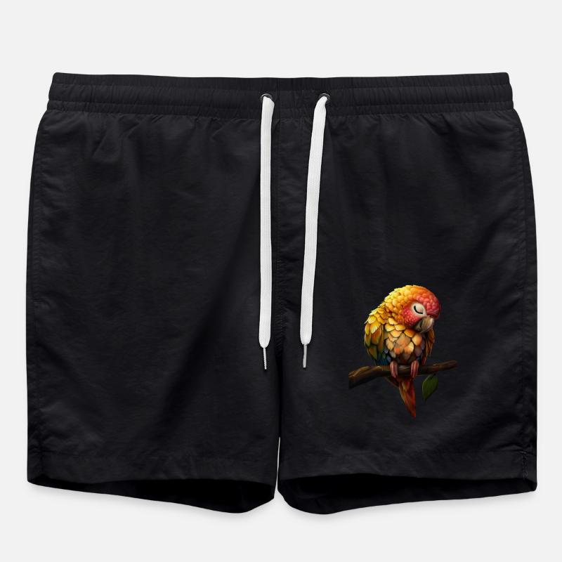Parrot - Swim Trunks - black