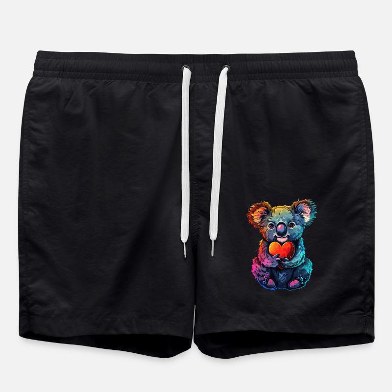 Koala - Swim Trunks - black