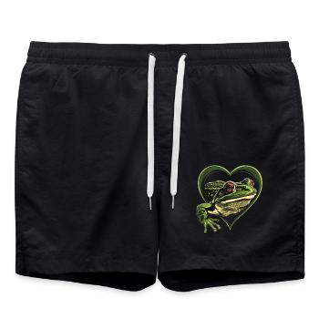 Grenouille - Short de bain - noir - Devant - AI Model Male 185 light (185cm)