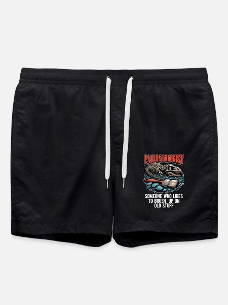Paleontologist Someone Who Likes Fossil Hunting - Swim Trunks - black