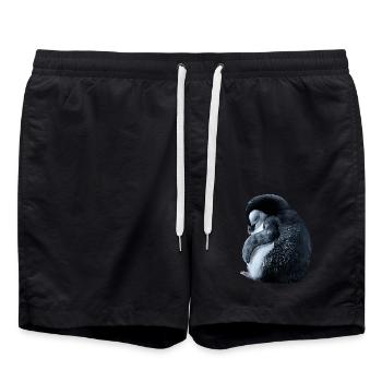 Pingouin - Short de bain - noir - Devant - AI Model Male 185 light (185cm)