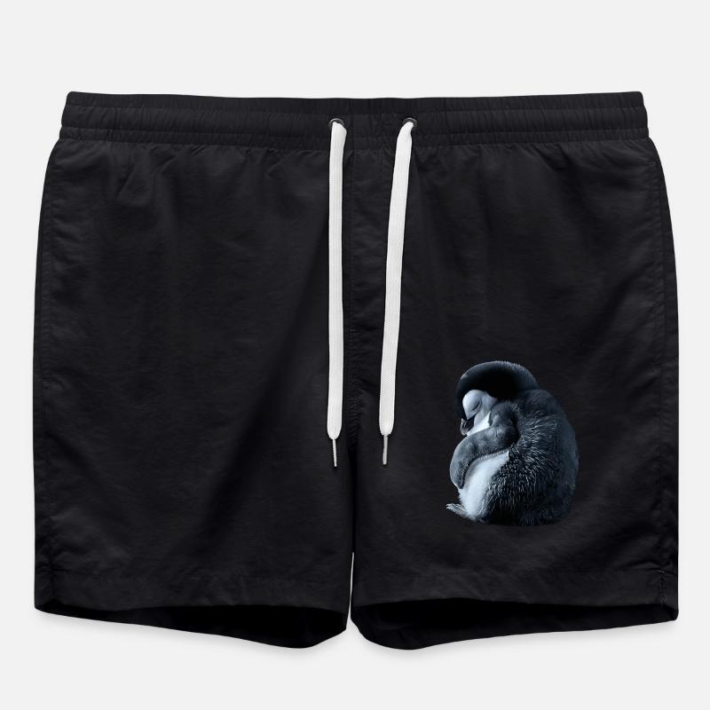 Pinguin - Badeshorts - Schwarz