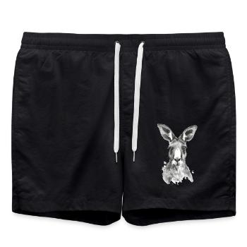 Kangaroo - Swim Trunks - black - Front - AI Model Male 185 light (185cm)