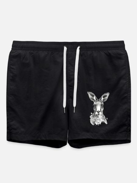 Kangaroo - Swim Trunks - black