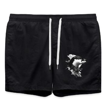 Loutre - Short de bain - noir - Devant - AI Model Male 185 light (185cm)