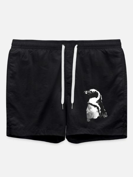 Pinguin - Badeshorts - Schwarz