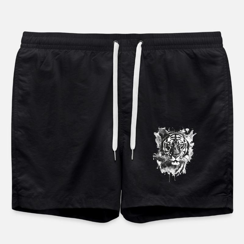 Tiger - Badeshorts - Schwarz