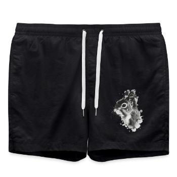 Écureuil - Short de bain - noir - Devant - AI Model Male 185 light (185cm)