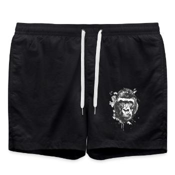 Gorille - Short de bain - noir - Devant - AI Model Male 185 light (185cm)