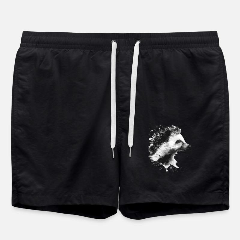 Hedgehog - Swim Trunks - black