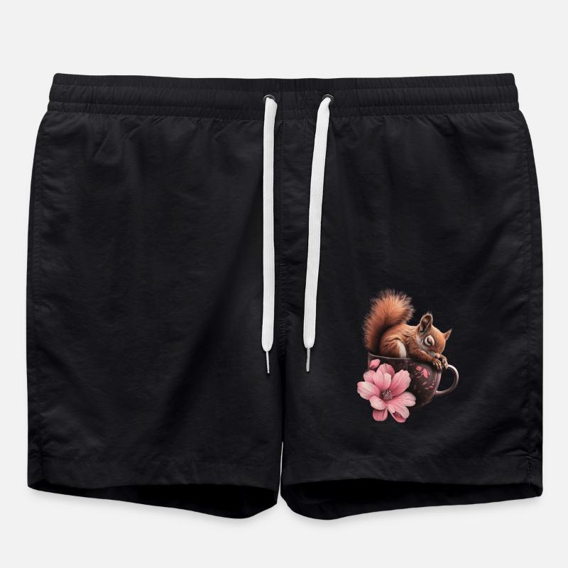 Squirrel - Swim Trunks - black