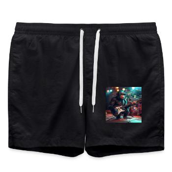 Chimpanzee - Swim Trunks - black - Front - AI Model Male 185 light (185cm)
