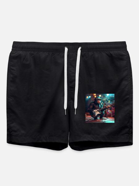Chimpanzee - Swim Trunks - black
