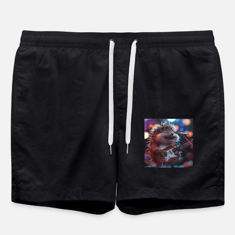 Hedgehog - Swim Trunks - black
