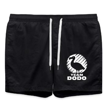 Dodo Dire Dodo Oiseau Drôle Dodo Cadeau - Short de bain - noir - Devant - AI Model Male 185 light (185cm)
