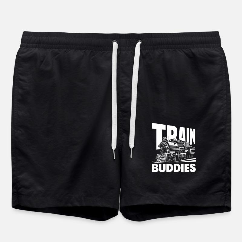 Train Buddies Railway Friends - Swim Trunks - black