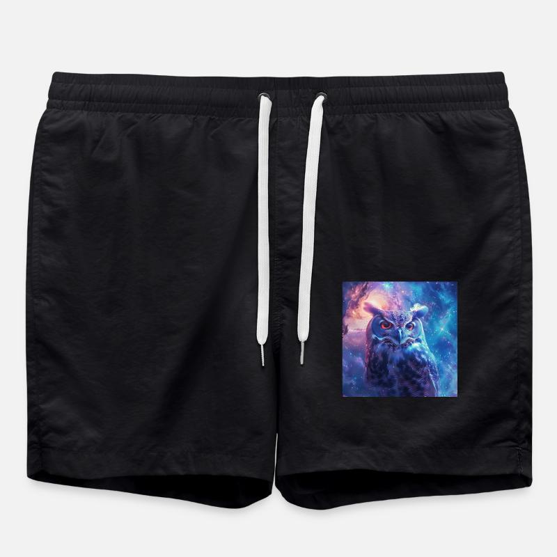 Hibou - Short de bain - noir