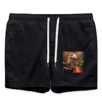 Cobaye - Short de bain - noir - Devant - AI Model Male 185 light (185cm)