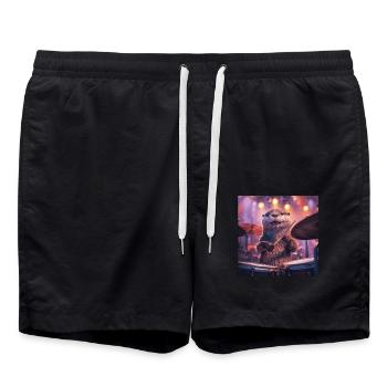 Loutre - Short de bain - noir - Devant - AI Model Male 185 light (185cm)