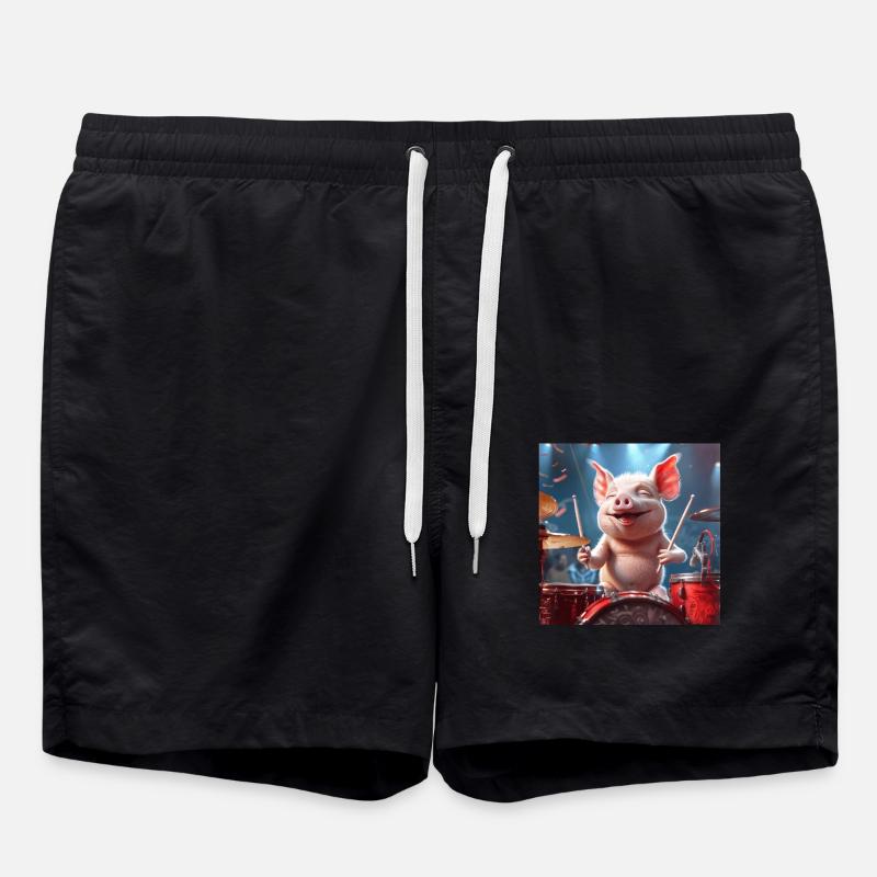 Pig - Swim Trunks - black