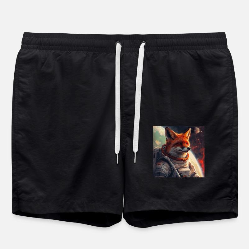 Fuchs - Badeshorts - Schwarz