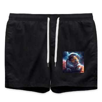 Cobaye - Short de bain - noir - Devant - AI Model Male 185 light (185cm)