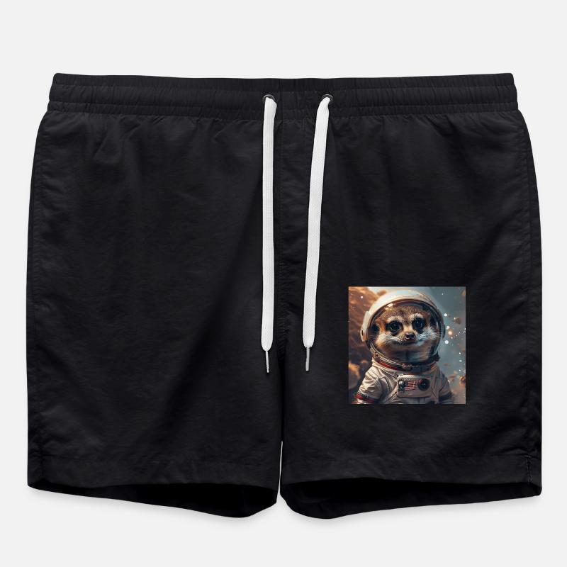 Meerkat - Swim Trunks - black