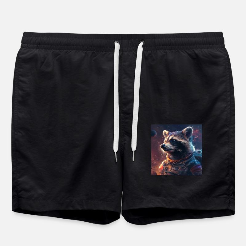 Raton laveur - Short de bain - noir