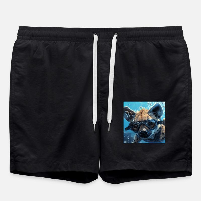 Hyena - Swim Trunks - black