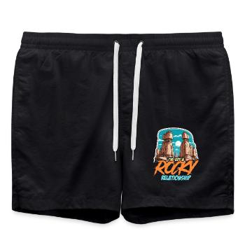 Geologist I've Got A Rocky Geoscientist Geologists - Swim Trunks - black - Front - AI Model Male 185 light (185cm)