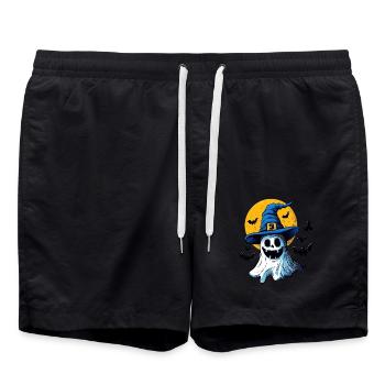 Halloween Gift Women Spirit Men Kids Decoration - Swim Trunks - black - Front - AI Model Male 185 light (185cm)