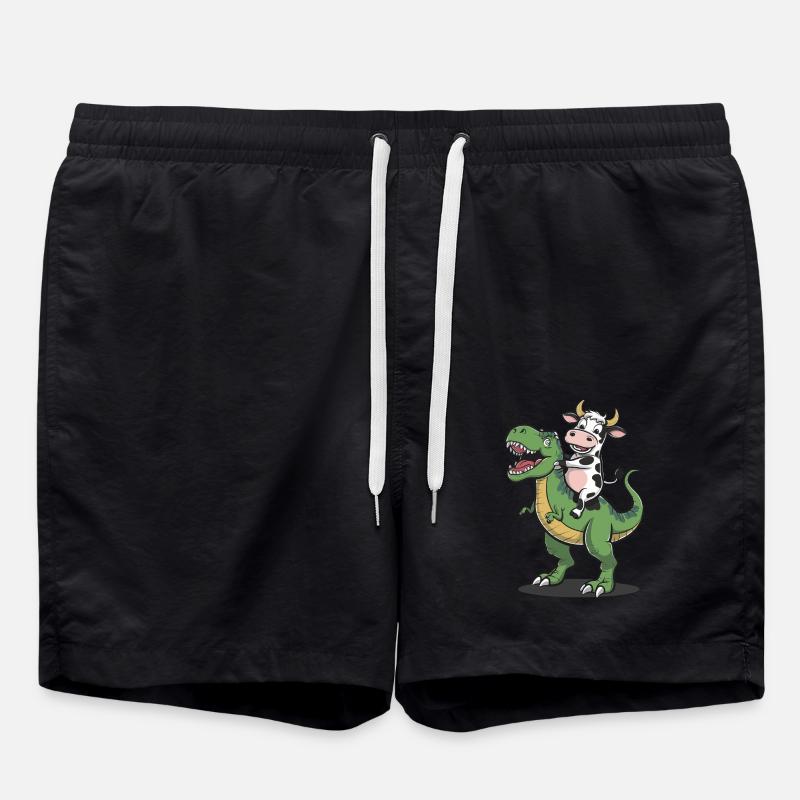 Kuh - Badeshorts - Schwarz