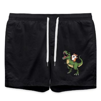 Hamster - Short de bain - noir - Devant - AI Model Male 185 light (185cm)