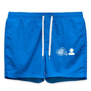 Operator Heartbeat - Swim Trunks - cobalt blue - Front