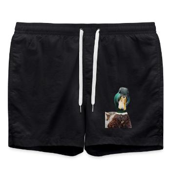 Canard - Short de bain - noir - Devant - AI Model Male 185 light (185cm)