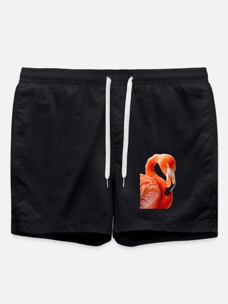 Flamingo - Swim Trunks - black
