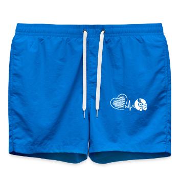 Music Teacher Music Teacher Heartbeat - Swim Trunks - cobalt blue - Front