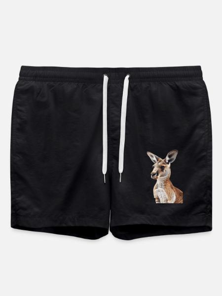 Kangaroo - Swim Trunks - black
