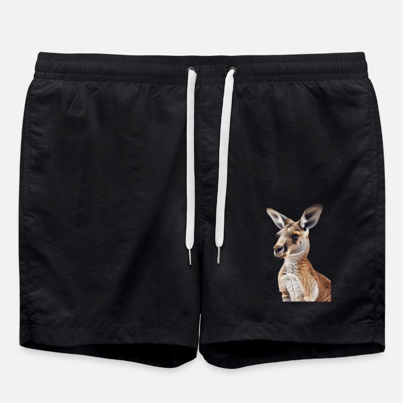 Känguru - Badeshorts - Schwarz