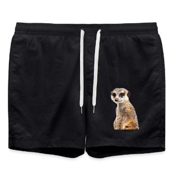 Suricate - Short de bain - noir - Devant - AI Model Male 185 light (185cm)