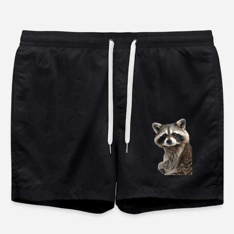 Raton laveur - Short de bain - noir